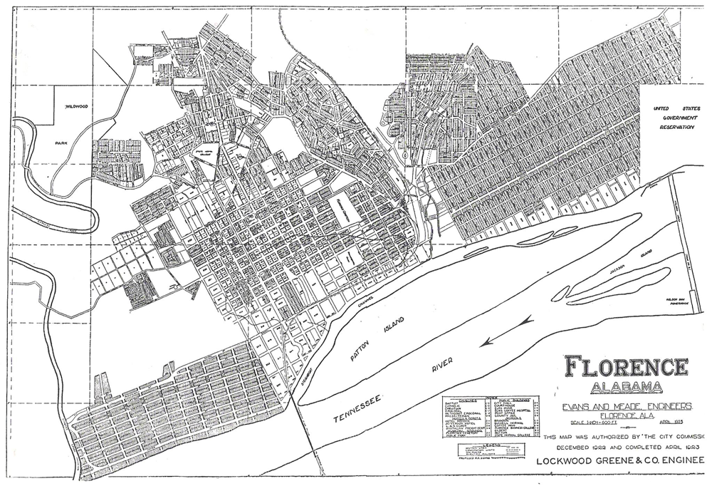 Map of planned development at McFarland Bottoms