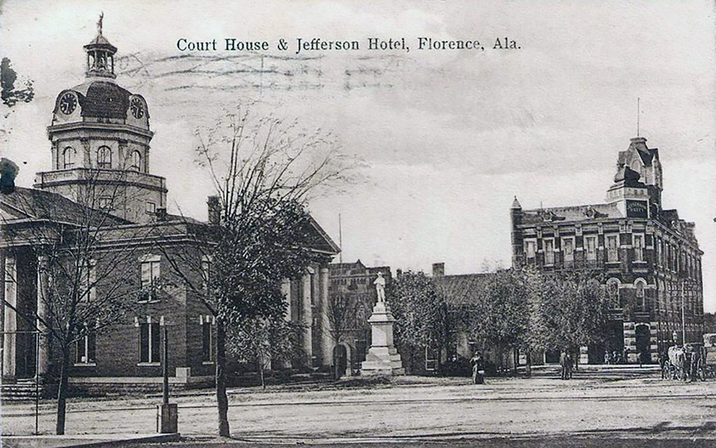 Court house and the Jefferson Hotel