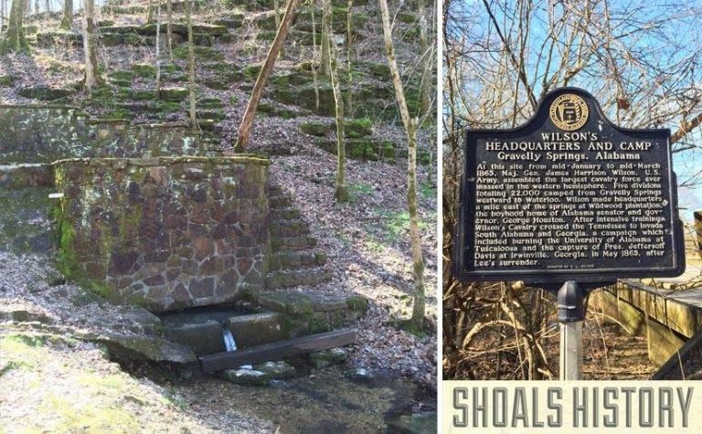 Gravelly Springs near Waterloo, Alabama