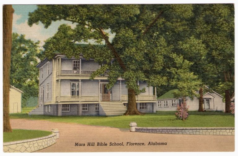 The Larimore Home at Mars Hill postcard