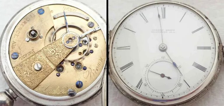 Watch made by Andrew Brown in Florence, Alabama