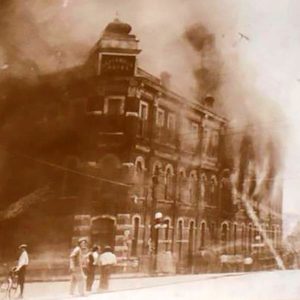Jefferson hotel burning