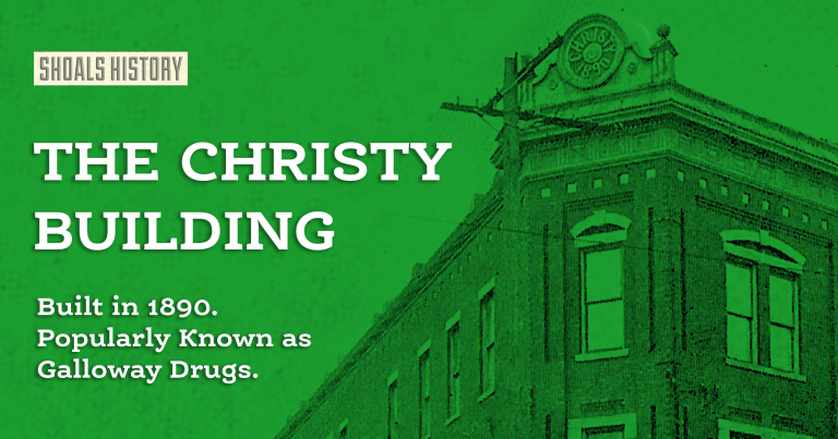 The Christy Building of Sheffield Alabama