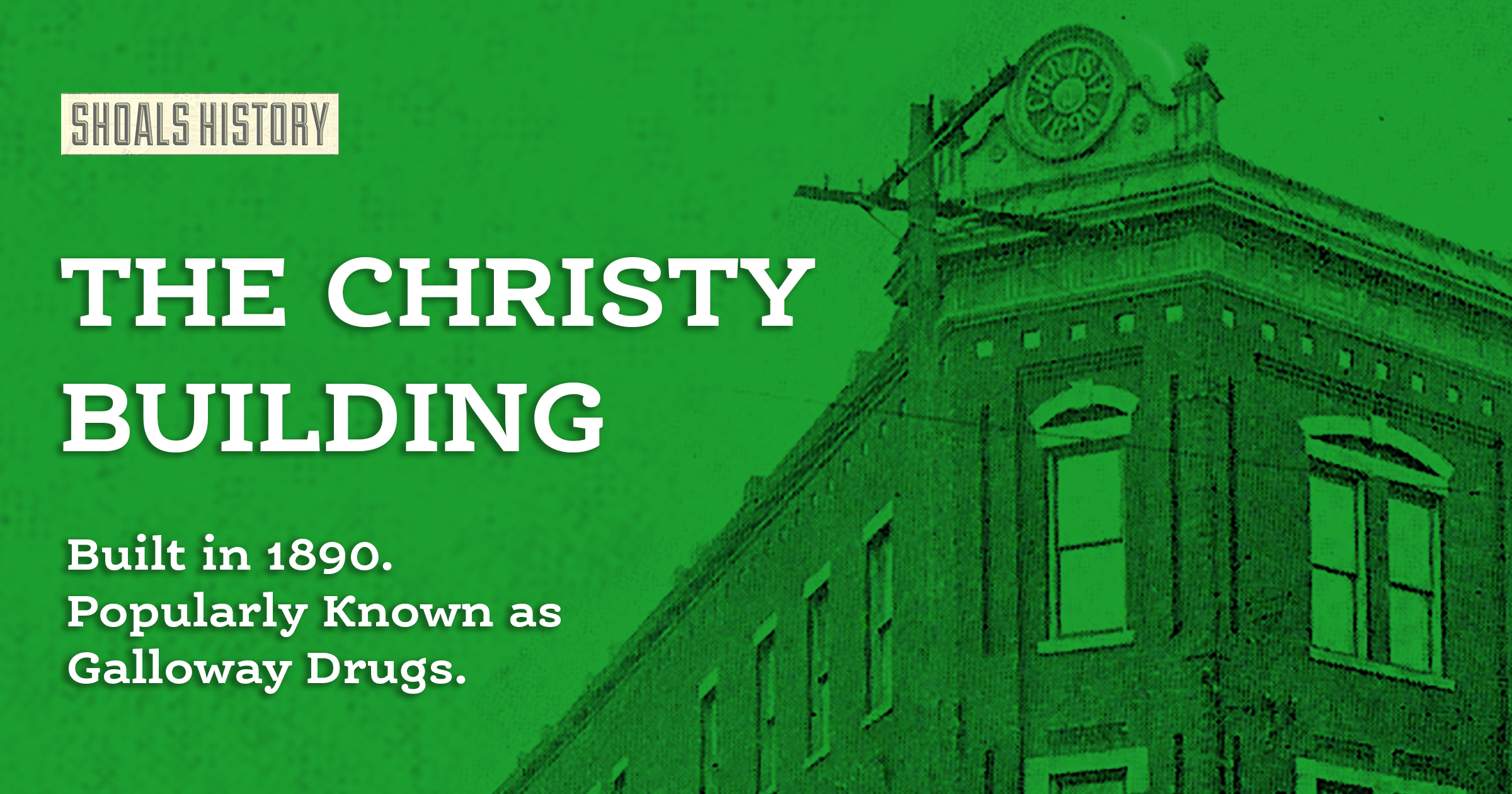 The Christy Building of Sheffield Alabama
