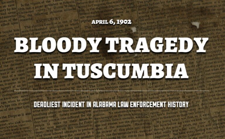 Bloody tragedy in Tuscumbia, alabama