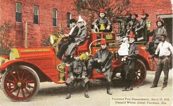 Florence Fire Department postcard